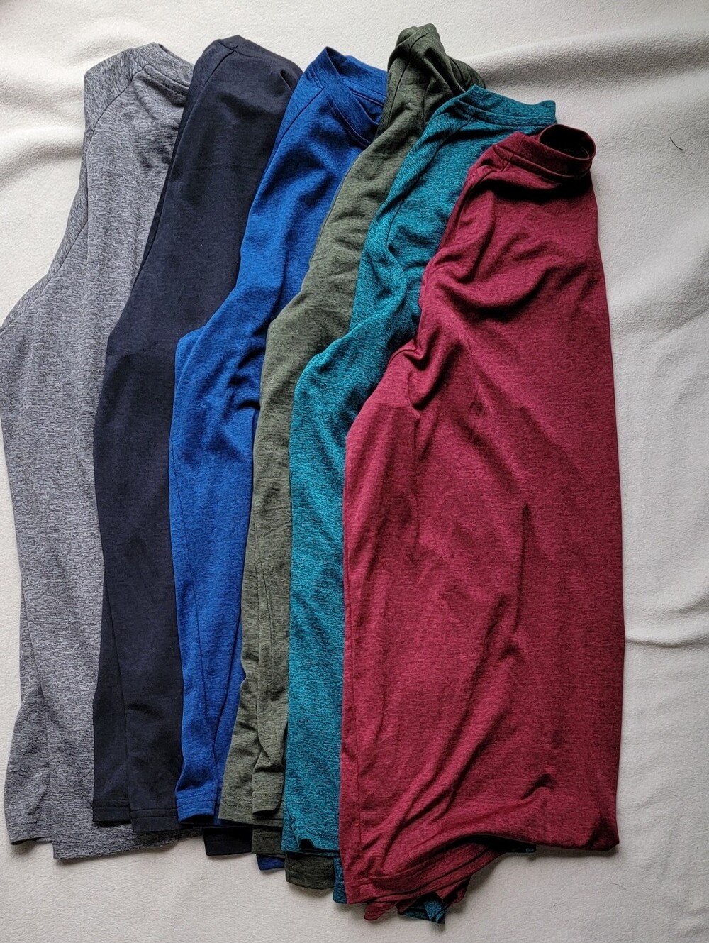 Lot of 6 Performance Shirts/ Rash Guards